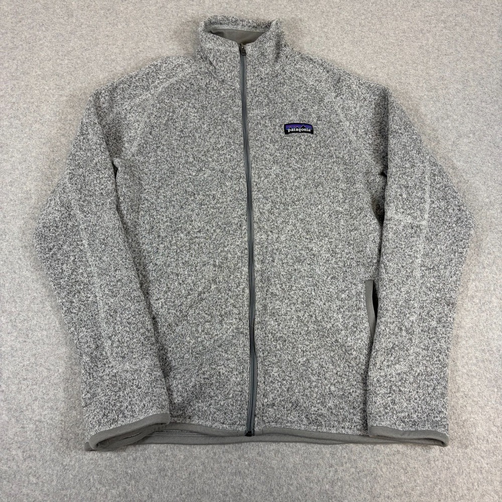 Patagonia Better Sweater Jacket Womens Medium Gray Full Zip Fleece